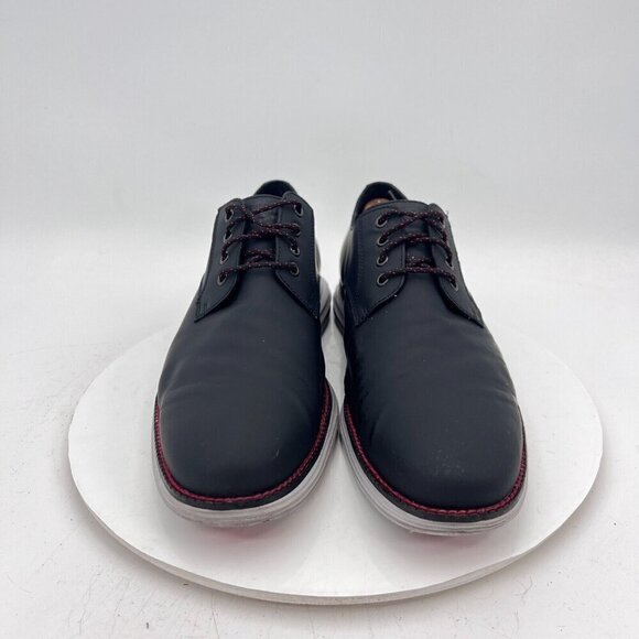 Cole Haan Original Grand Men Size 11M C27997 Dark Grey Black Leather Shoes - Picture 2 of 16
